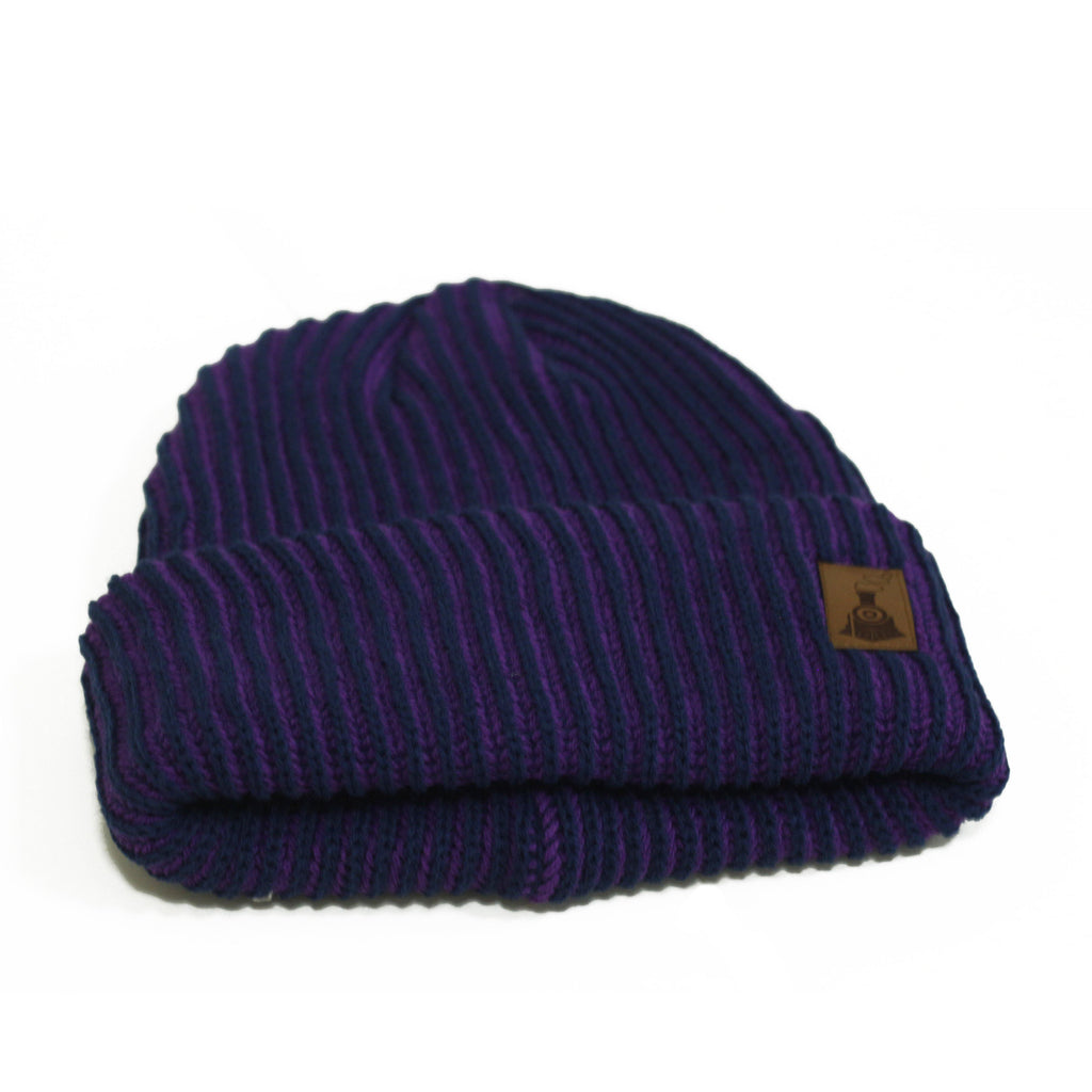 Knit Beanie - Purple - Peronn